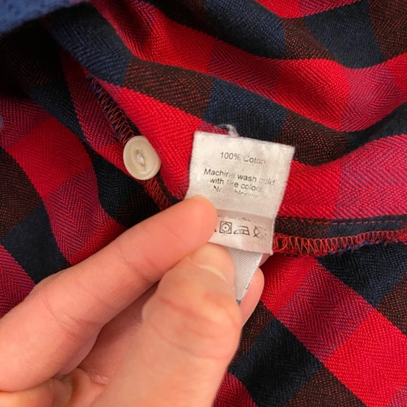 J Crew | checked button up | red & blue - Picture 11 of 11